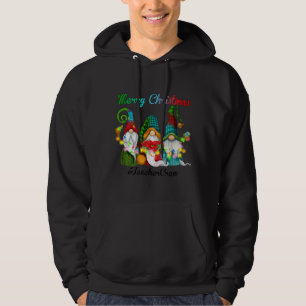 Veste À Capuche Amusant Noël Enseignant Crew Gnomies Xmas Outfit T