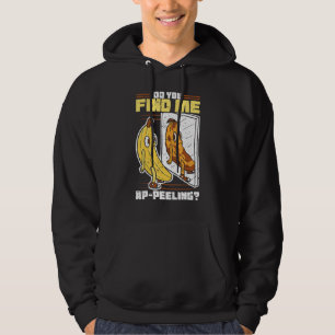 Veste À Capuche Amusante Plaisanterie de banane Fruit Peel Pun Pla