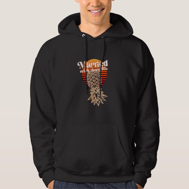 Veste À Capuche Ananas à l'envers    Échangistes   Polyamour (Devant)