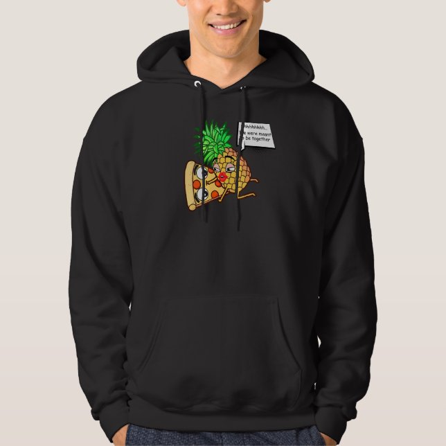 Veste À Capuche Ananas Sur Pizza (Devant)