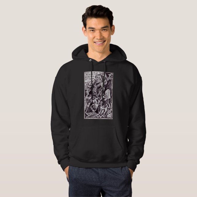 Veste À Capuche Anarchiste en général (Devant entier)