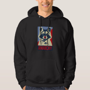 Veste À Capuche Anarchy Trash Panda Raccoon Design animal