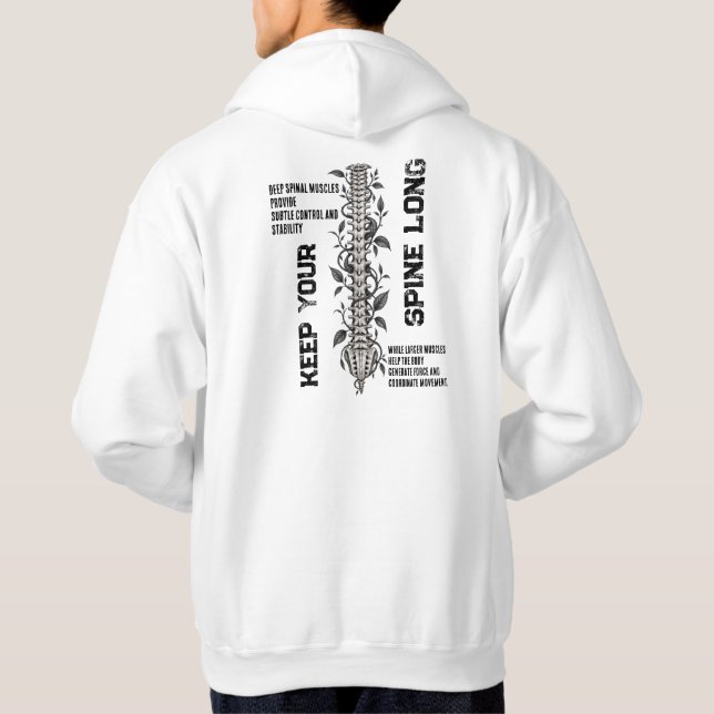 Veste À Capuche Anatomie de la stabilité de la colonne vertébrale (Dos)