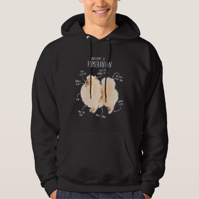 Veste À Capuche Anatomie de Poméranie (Devant)