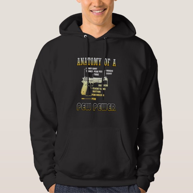Veste À Capuche Anatomie D'Une Arme À Puce De Poudre _4 (Devant)