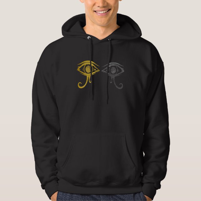 Veste À Capuche Ancien oeil égyptien de Horus Apparel (Devant)
