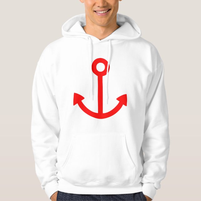 Veste À Capuche Ancre (Devant)