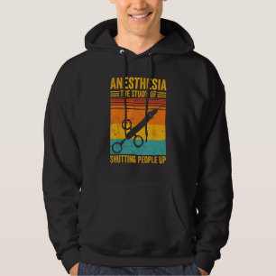 Veste À Capuche Anesthésiste Anesthésiologie Anesthésie Fermant
