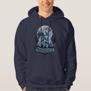 Veste À Capuche Angel Survive – Art de rue futuriste