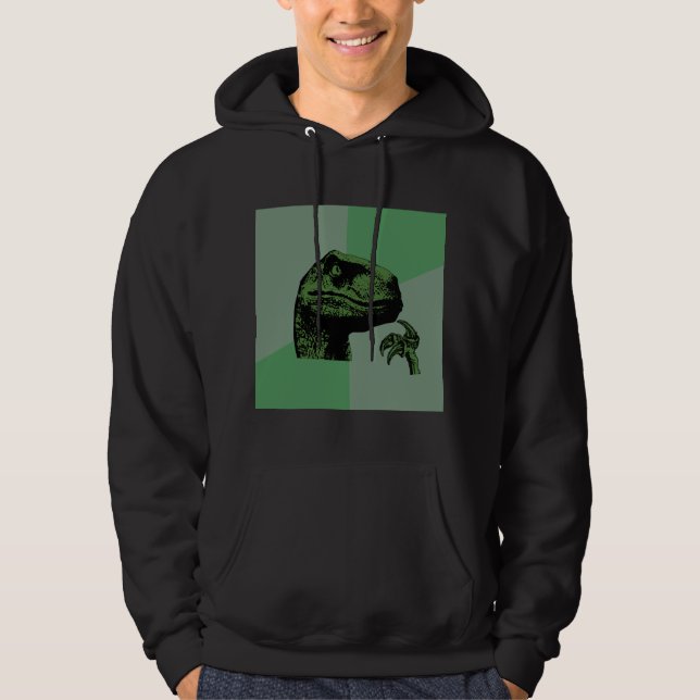 Veste À Capuche Animal Meme de conseil de dinosaure de (Devant)