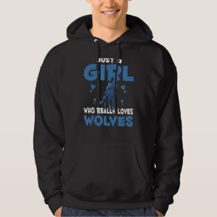 Veste À Capuche Animal Predator Juste Une Fille Qui Aime Vraiment