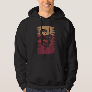 Veste À Capuche Animal Rétro Serpent Reptile Gardien Animal de Com