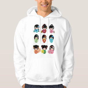 Veste À Capuche Animation Japonaise Kawaii Anime Filles Geisha Man