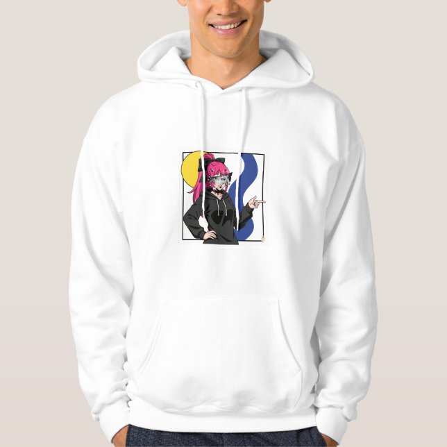 Veste À Capuche AnimeGirl (Devant)