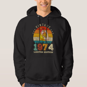 Veste À Capuche anniversaire de 51 ans 1974 Vintage 51e anniversai