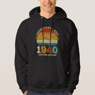 Veste À Capuche anniversaire de 85 ans 1940 merveilleux 85e annive