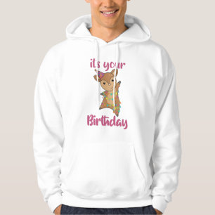 Veste À Capuche Anniversaire des cerfs Souhaite un joyeux Rehkitz