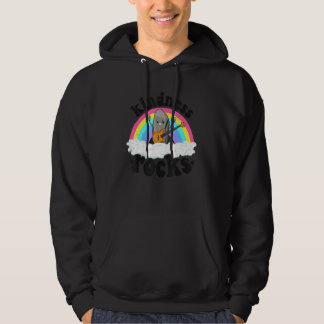 Veste À Capuche Anti Bullying Rainbow Hippie Music Teacher Kindnes