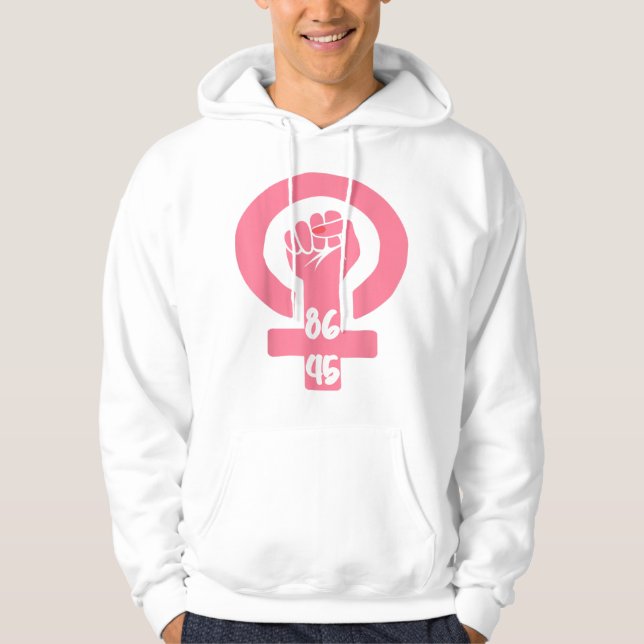 Veste À Capuche Anti Trump 8645 (Devant)