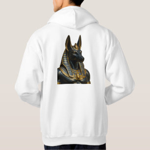 Veste À Capuche Anubis – Collection luxueuse d'or et de bleu égypt