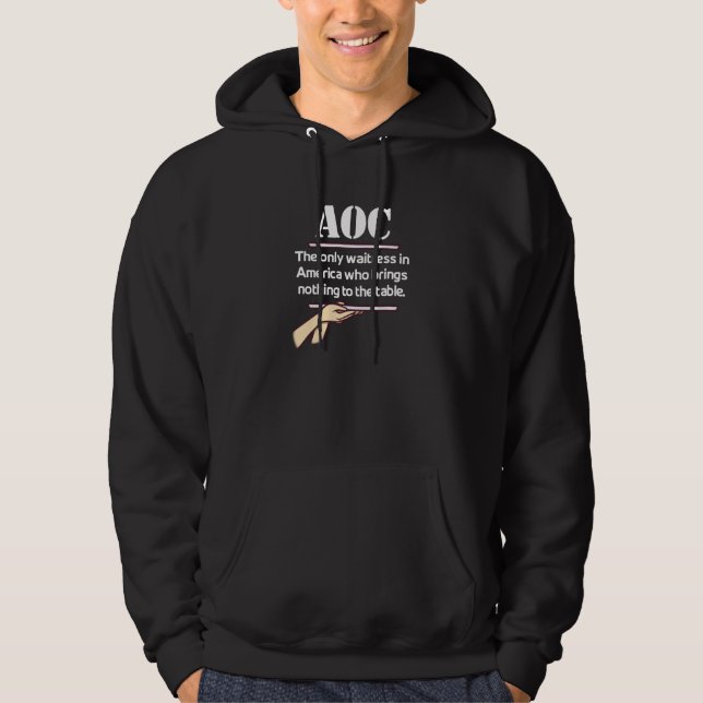 Veste À Capuche Aoc N'Apporte Rien À La Sueur De Table (Devant)