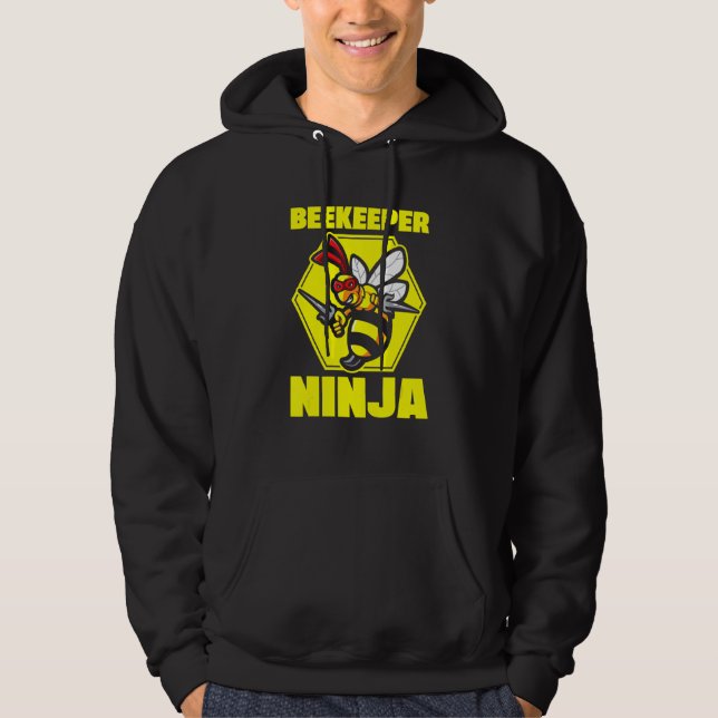 Veste À Capuche Apiculteur Ninja Apiculture Abeille (Devant)