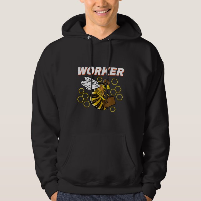 Veste À Capuche Apiculture de l'abeille ouvrière (Devant)