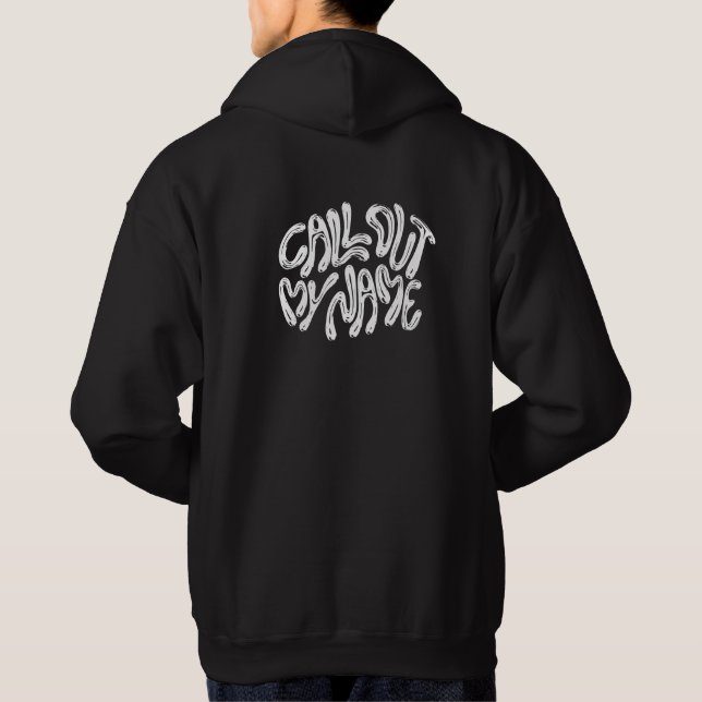 Veste À Capuche Appelez Mon Nom Bac De Design Attractif (Dos)