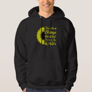 Veste À Capuche Apprenez Le Changement Que Vous Voulez Voir Dans L