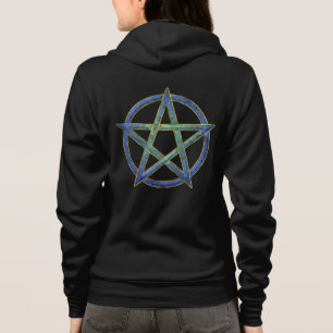 Veste À Capuche Aquamarine Enchantage : Un Pentagram Gem