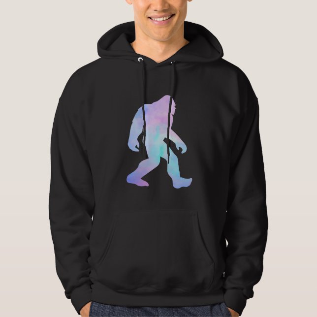 Veste À Capuche Aquarelle Bigfoot (Devant)