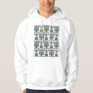 Veste À Capuche Arabe Traditionnel : Carrelage Iznik sans couture.