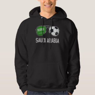 Veste À Capuche Arabie Saoudite Drapeau & Football Sunglass Verre 