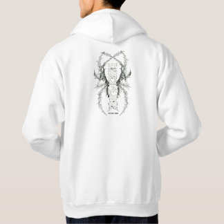 Veste À Capuche Araignée de discipline sombre Emblème gothique ath