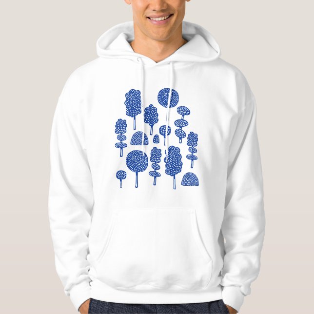 Veste À Capuche Arboretum 230715 - Bleu de marine (Devant)