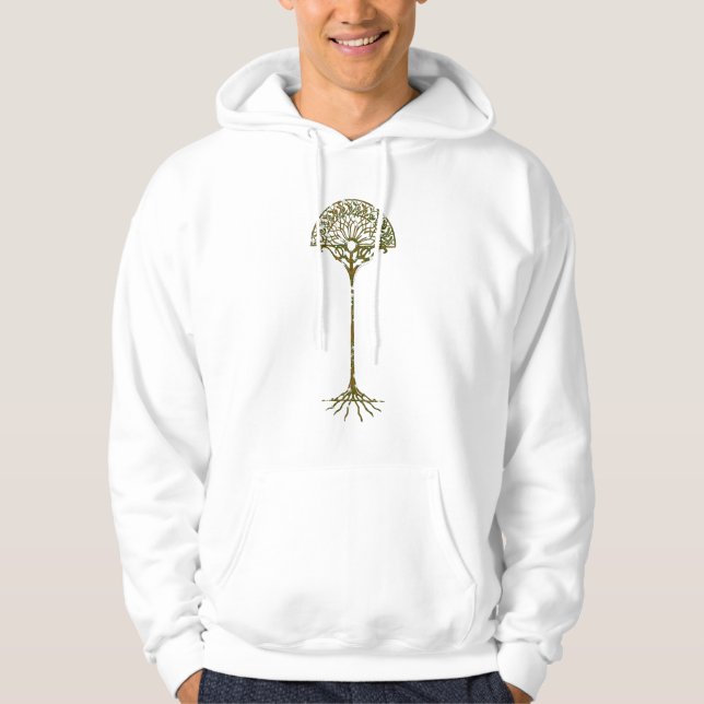 Veste À Capuche Arbre blanc de Númenor (Devant)