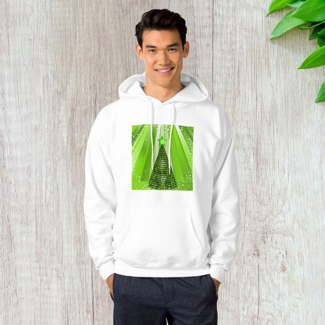 Veste À Capuche Arbre de Noël vert moderne avec étoile (Créateur téléchargé)
