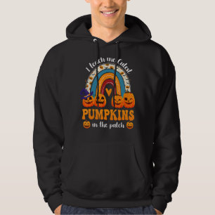 Veste À Capuche Arc-En-Ciel J'Enseigne Les Citrouilles Les Plus Co