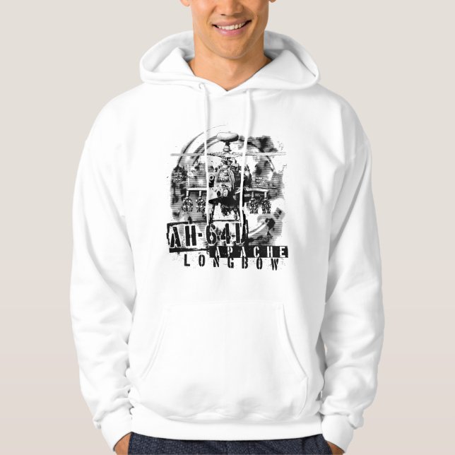 Veste À Capuche Arc long Apache AH-64D (Devant)