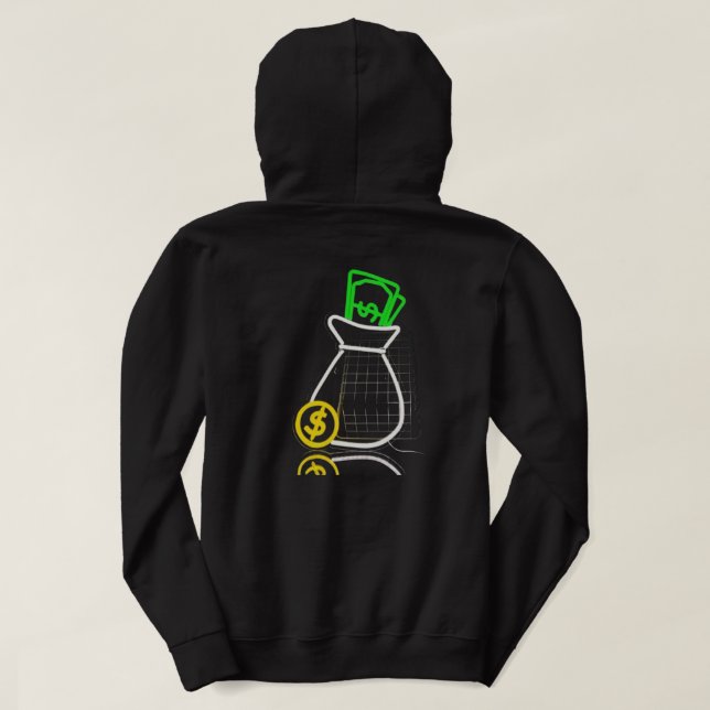 Veste À Capuche argent dans le sac  (Design dos)