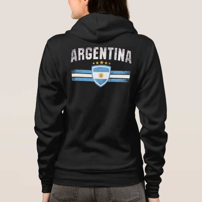 Veste À Capuche Argentine (Dos)