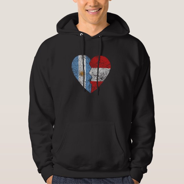 Veste À Capuche Argentine Pérou Pérou Pérou Fla (Devant)