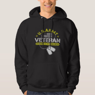Veste À Capuche Armée américaine Fière Armée de terre Cadeaux vété