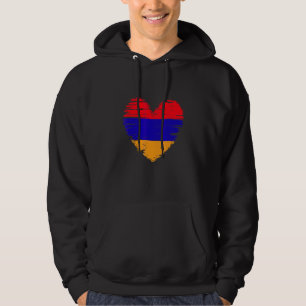 Veste À Capuche Arménie Coeur drapeau arménien Fierté arménienne