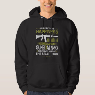 Veste À Capuche Armes à feu Vous ne pouvez pas acheter le bonheur,