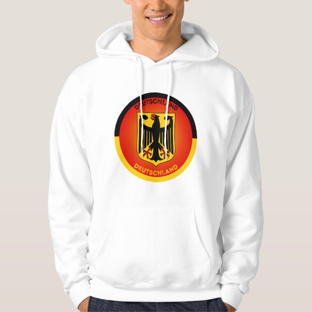 Veste À Capuche Armoiries d'Allemagne Forme de Cercle (Devant)