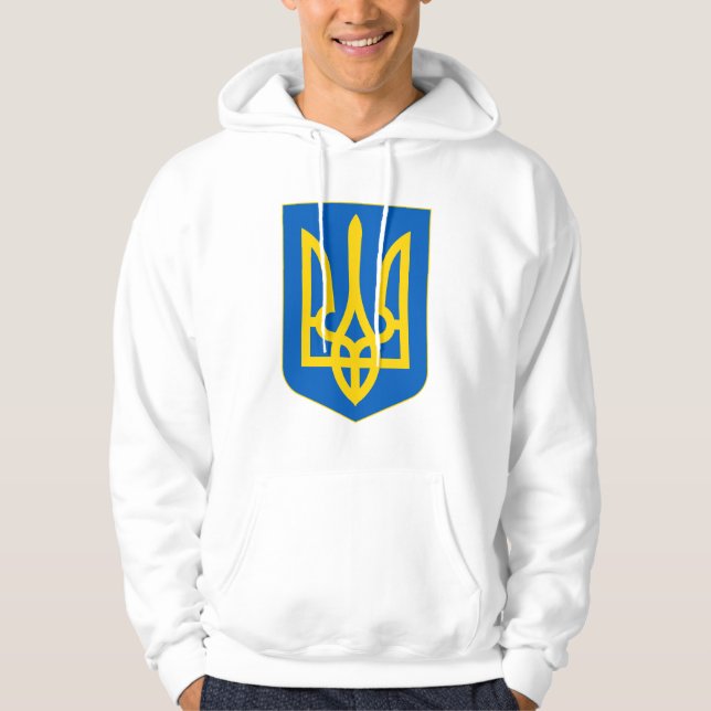 Veste À Capuche Armoiries de l'Ukraine (Devant)