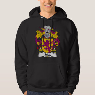 Veste À Capuche Armoiries de Silva Crest de famille 