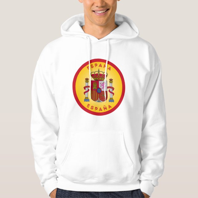Veste À Capuche Armoiries d'Espagne de forme circulaire  (Devant)