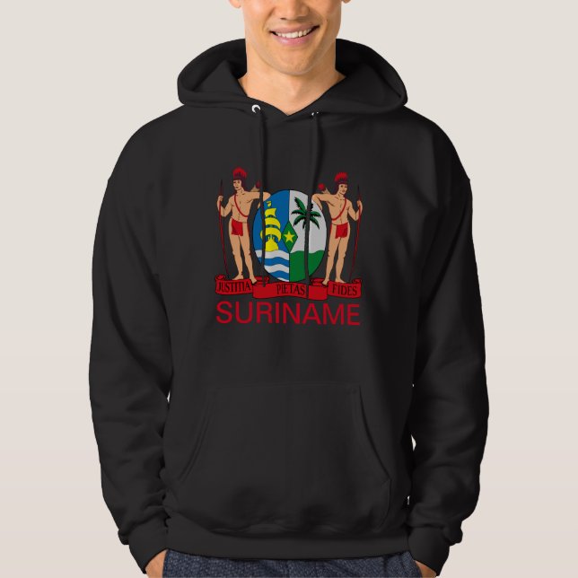 Veste À Capuche Armoiries du Suriname (Devant)